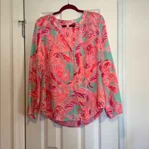Lilly Pulitzer silk top